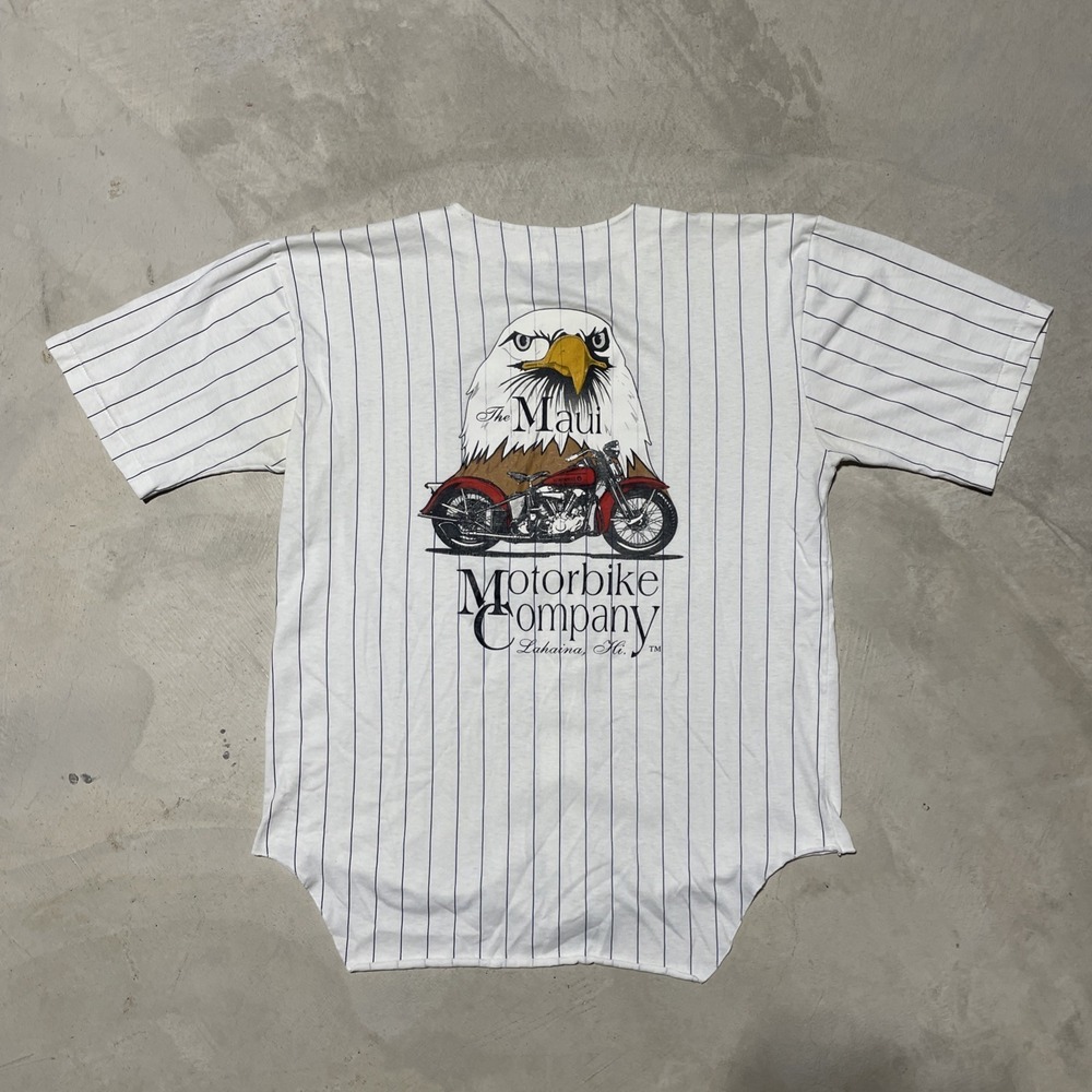 Rare Vintage 1992 INDIAN Motorcycle Paramount Made in USA SZ L Jersey Shirt
